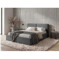 Gulta ar paceļamo mehānismu HILTON 120x200, grafīts